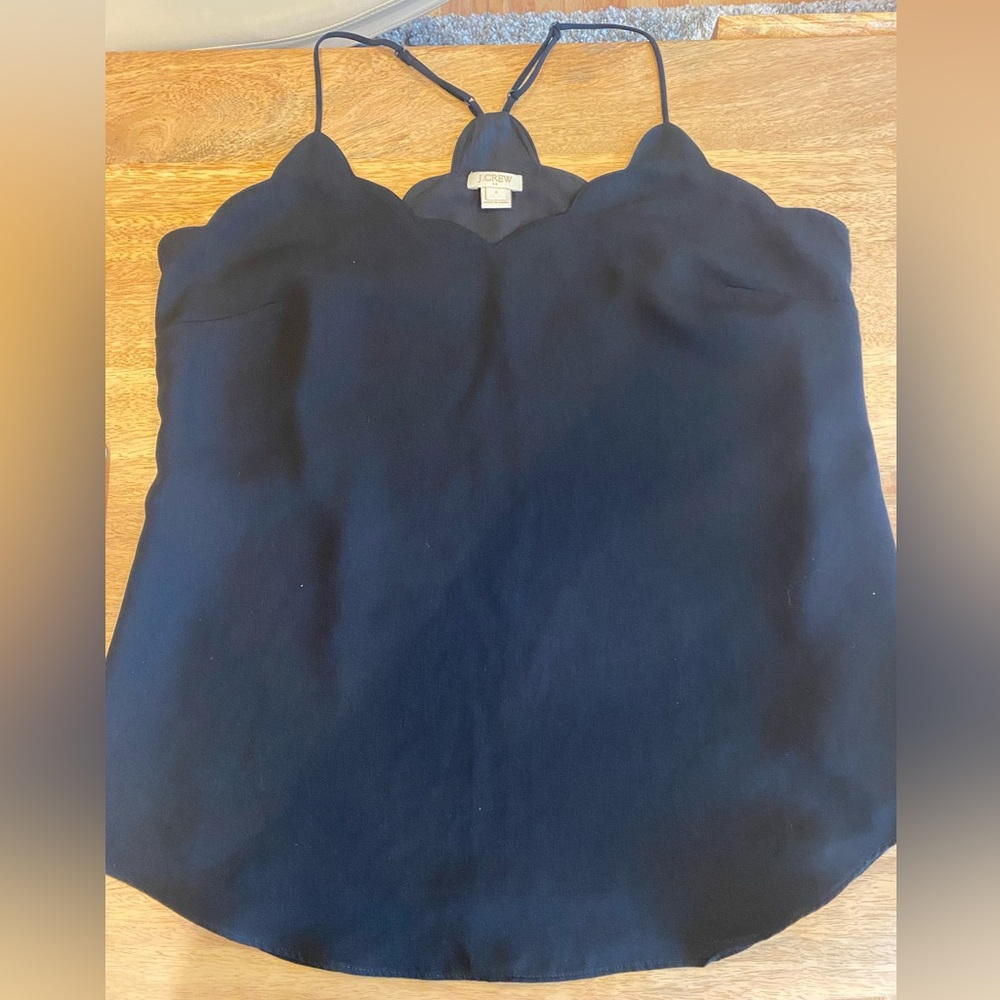 JCREW Scalloped Neck Racerback Camisole